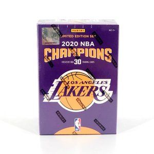 Los Angeles Lakers 2020 NBA Champs Panini Cards